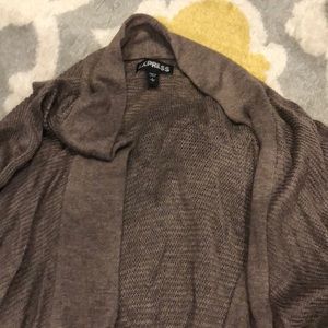 Light brown/tan short sleeve cardigan